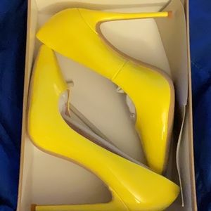Brand New Yellow Heels